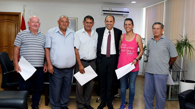 Maronit Muhtar ve Azalar göreve başladı