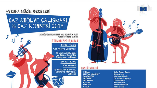 Caz atölye çalışması ve caz konseri yarın…