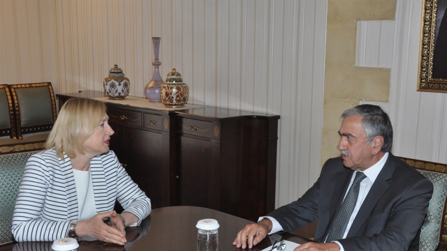 Cumhurbaşkanı Akıncı BM temsilcisi Spehar’ı kabul etti