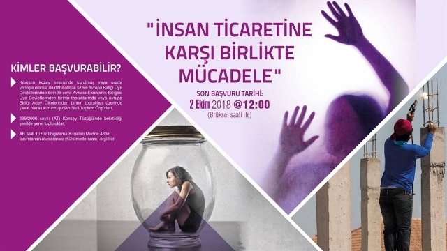 “İnsan Ticaretine Karşı Birlikte Mücadele Programı”na 2 ekim’e kadar teklif kabul edilecek