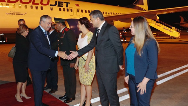 Akıncı, yurda döndü