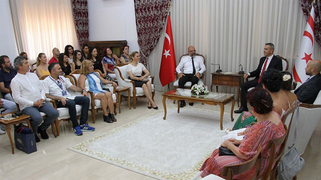 Uluçay, Korolar Festivali heyetini kabul etti