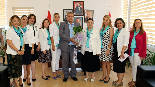 Mağusa Kale Lions Kulübü Derneği, Gazimağusa Belediye Başkanı Arter’i ziyaret etti