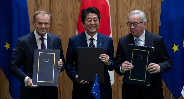 AB ve Japonya dünyanın en büyük ticaret anlaşmalarından birini imzaladı