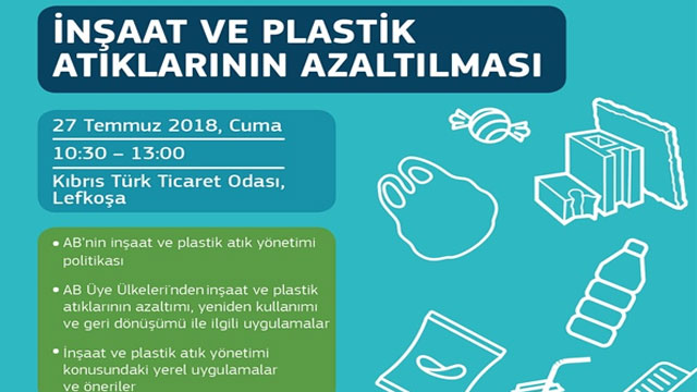 İnşaat ve Plastik Atıklarının Azaltılması paneli Cuma günü Ticaret Odası’nda...