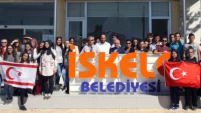 İskele Belediyesi Başkanı Sadıkoğlu, Pendik Fatih Anadolu Lisesi’nden bir heyeti kabul etti