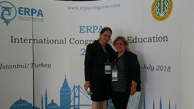 YDÜ ERPA Uluslararası Eğitim Kongreleri 2018’de üç fakülte ile temsil edildi