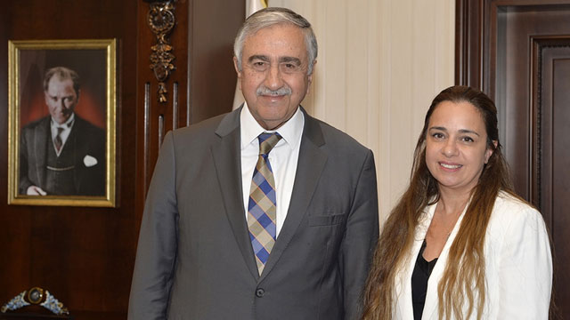 Akıncı, Cenevre Temsilcisi Alpman’ı kabul etti