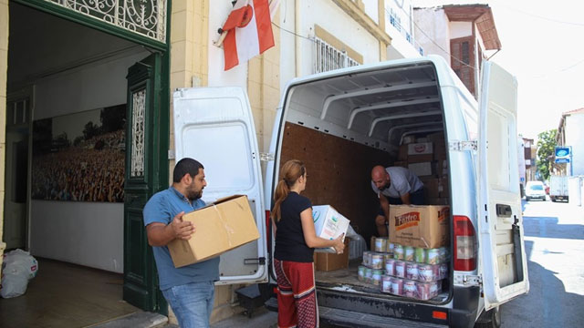 CTP tarafından yürütülen Yunan halkı ile dayanışma kampanyasında toplanan malzemeler teslim edildi