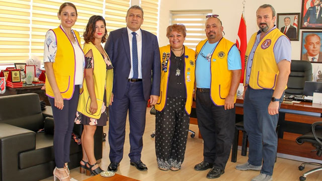 Mağusa Mesarya Lions Kulübü’nden Arter’e ziyaret