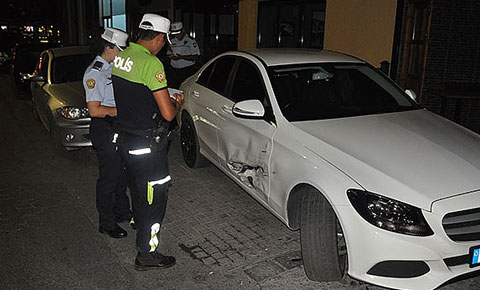 Alkollü sürücünün marifeti!