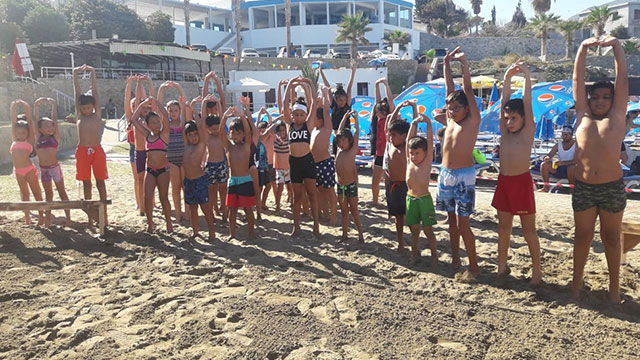 Girne Belediyesi Yaz Tatili Çocuk ve Gençlik Atölyeleri plaj turnuvasıyla sona erdi