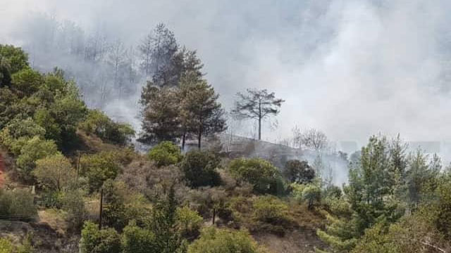 “Milikuri” köyü yakınlarındaki yangın kontrol altına alınamıyor