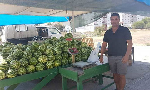 Köfünle karpuz alan kalmadı