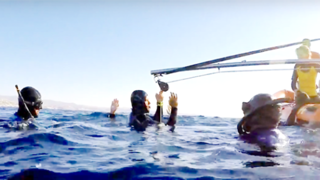 Uluslararası serbest dalışa Beydağlı ve Bıyıklı damgası