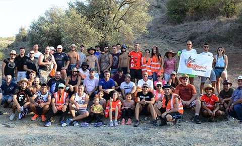 150 büyük çöp torbası çöp toplandı