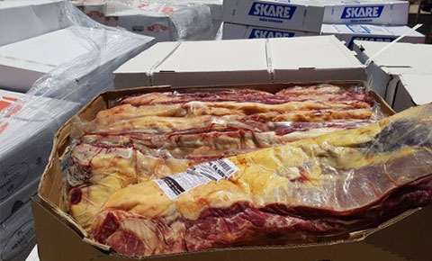 Ozanköy’de mühürsüz domuz, kuzu ve dana eti ele geçirildi