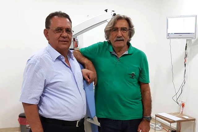 Rahmi Saltuk, Yakın Doğu Üniversitesi Hastanesi’ne geldi