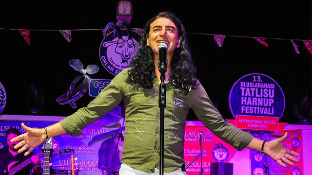Tatlısu'da Murat Kekilli konser verdi