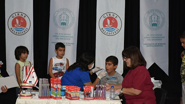 Girne’de 0-15 yaş arası çocuklar için ağız ve diş tarama çalışması başlatıldı