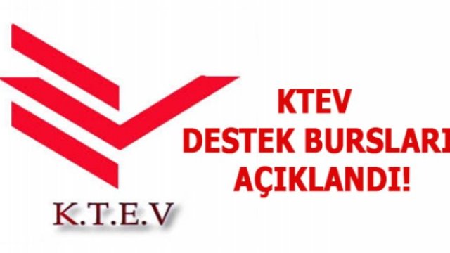 KTEV’den Eğitim bursu almaya hak kazanan öğrenciler açıklandı