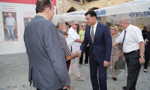 Süleyman Ergüçlü’nün “Lefkoşa Çarşı Esnafı II“ fotoğraf sergisi açıldı