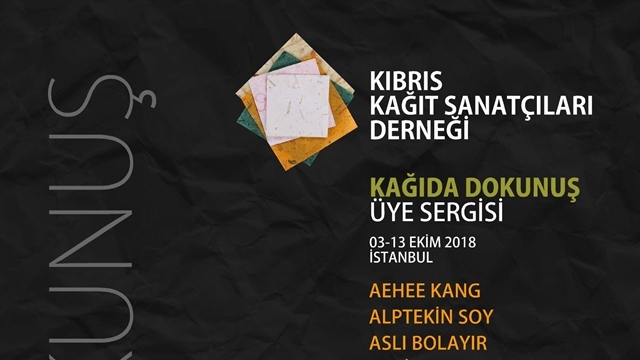 “Kağıda Dokunuş” sergisi  İstanbul’da   gerçekleştiriyor