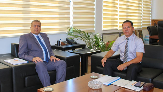 Arter, Gazimağusa Kaymakamı Serpal ile görüştü