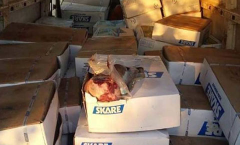 Demirhan’da 1644 kg kaçak et