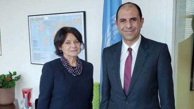 Özersay BM Genel sekreter yardımcısıyla görüştü