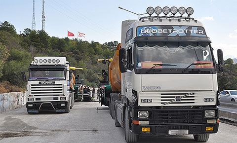 Yol çalışmalarında şok eylem