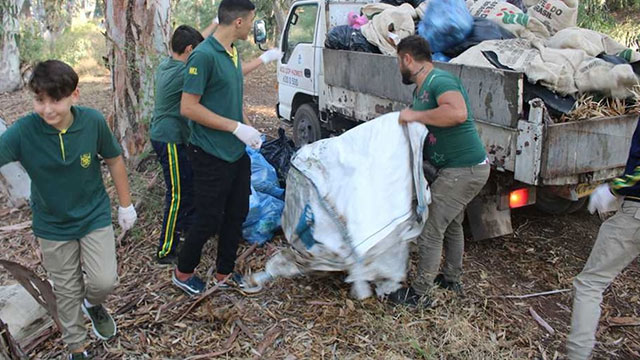 Ayluga Göleti’nde çevre temizliği yapıldı