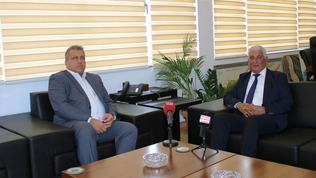Özçınar, Gazimağusa Belediye Başkanı Arter’i ziyaret etti