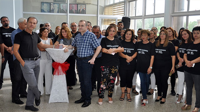 BAY-SEN BRT'de 25 hizmet yılını dolduran üyelerine plaket verdi