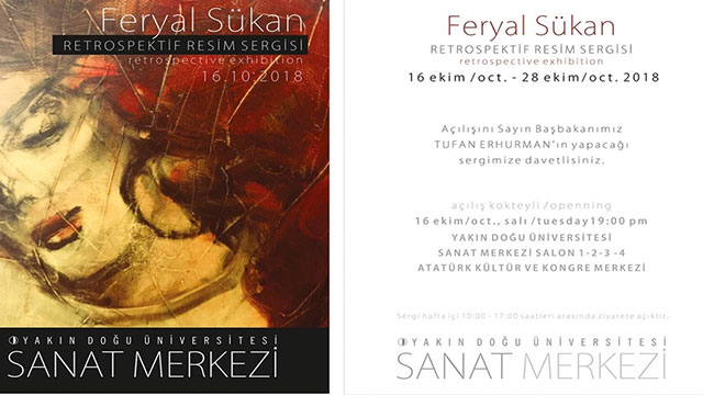 Feryal Sükan retrospektif resim sergisi yarın açılacak