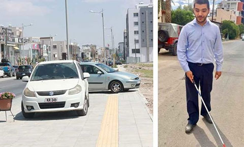 “Beyaz baston yürüme yolları yetersiz”