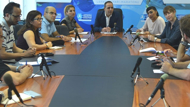 Harmancı, Kudüs’ten gelen heyete Lefkoşa’yı anlattı