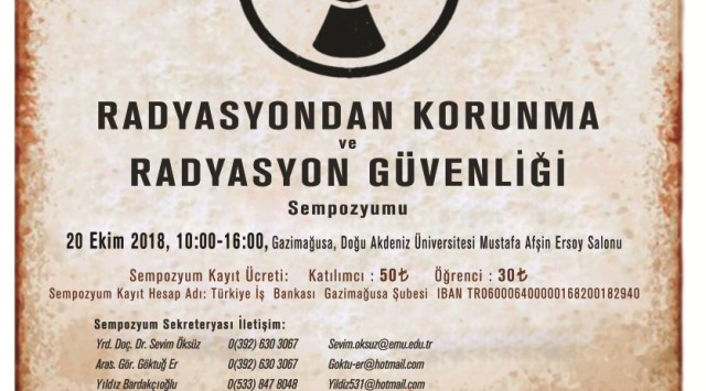 DAÜ’de radyasyon tartışılacak