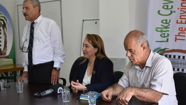 Besim, Lefke bölgesindeki sivil toplum örgütlerinin temsilcileriyle bir araya geldi