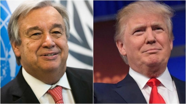 BM Genel Sekreteri Guterres, Trump ile görüşecek