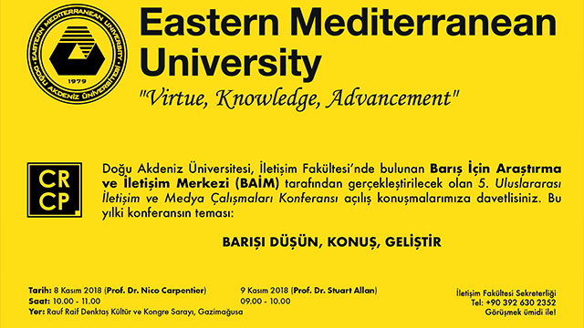 DAÜ Uluslararası Barış Konferansı başlıyor