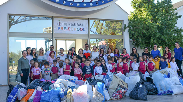 Yakın Doğu Okul Öncesi ile Lefkoşa Türk Belediyesi’nden örnek bağış kampanyası…