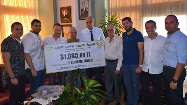 Girne esnafı, Güngördü’ye teşekkür etti