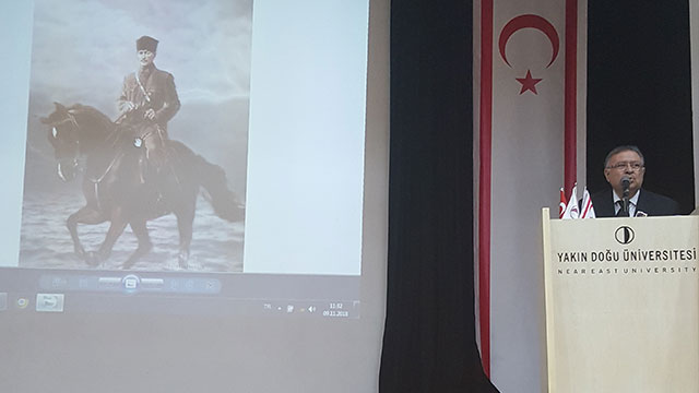 YDÜ Fen-Edebiyat Fakültesi Büyük Önder Mustafa Kemal Atatürk’ü Anma Töreni düzenledi…