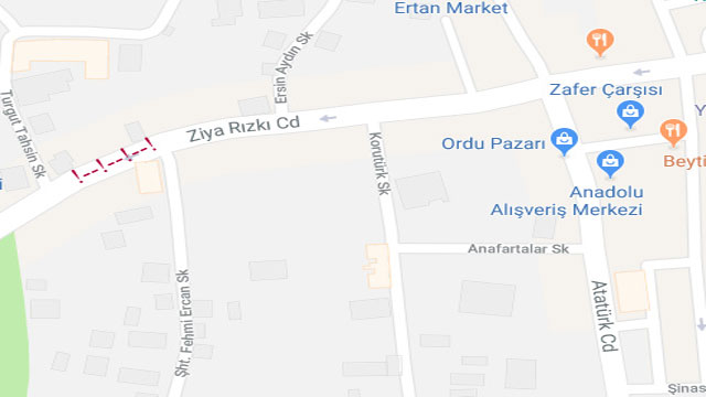 Girne’de trafiğe kapalı cadde!