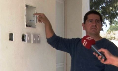 Şehitliği de soydular!