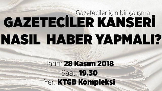 Basın-Sen, Kanserle Savaş Vakfı işbirliğinde gazeteciler için seminer düzenliyor