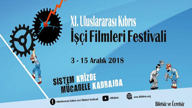11. Uluslararası Kıbrıs İşçi Filmleri Festivali 3-15 Aralıkta…