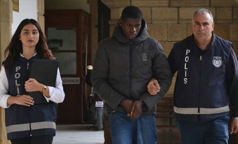 Güvenlik kamerasına yakalandı