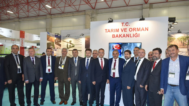 Şahali Antalya’da düzenlenen Eurasia Growtech Fuarı’nın açılışına katıldı